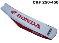 LCM Covers - CRF 450 2013/2014 - Ultra Gripp - Vico Replica - Branca/Vermelha